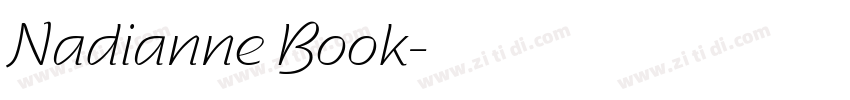 Nadianne Book字体转换